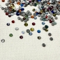 Preview: Swarovski Bügel Kristalle, Mix Bunt 2,5mm, 500Stk